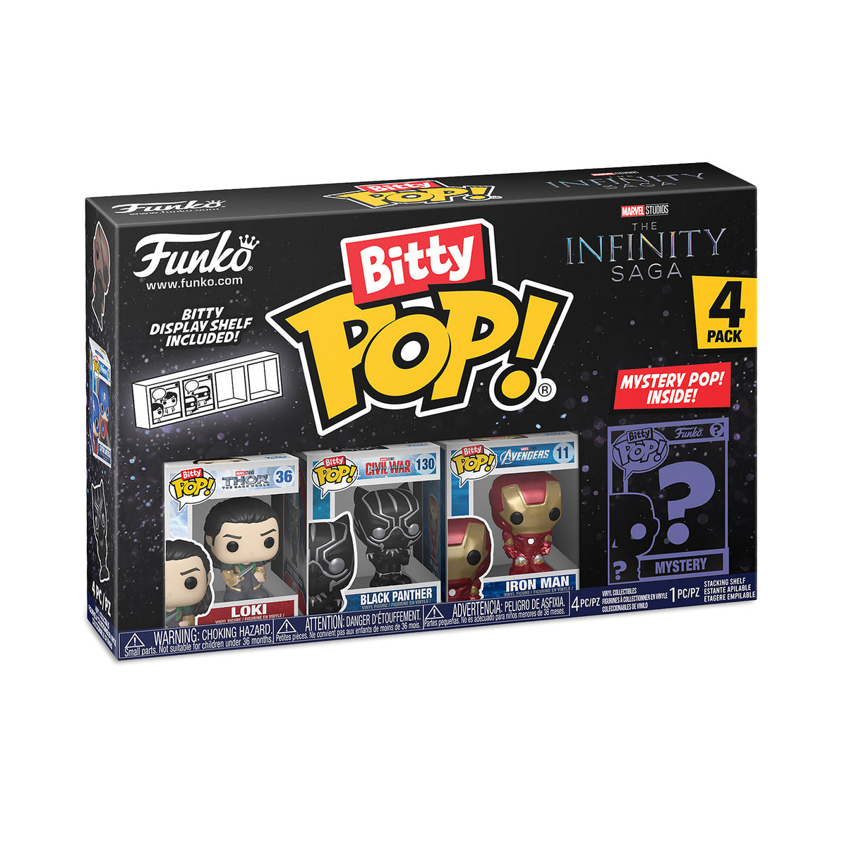 Productafbeelding Marvel - Funko Bitty Pop 4-delige Figurenset Serie 4