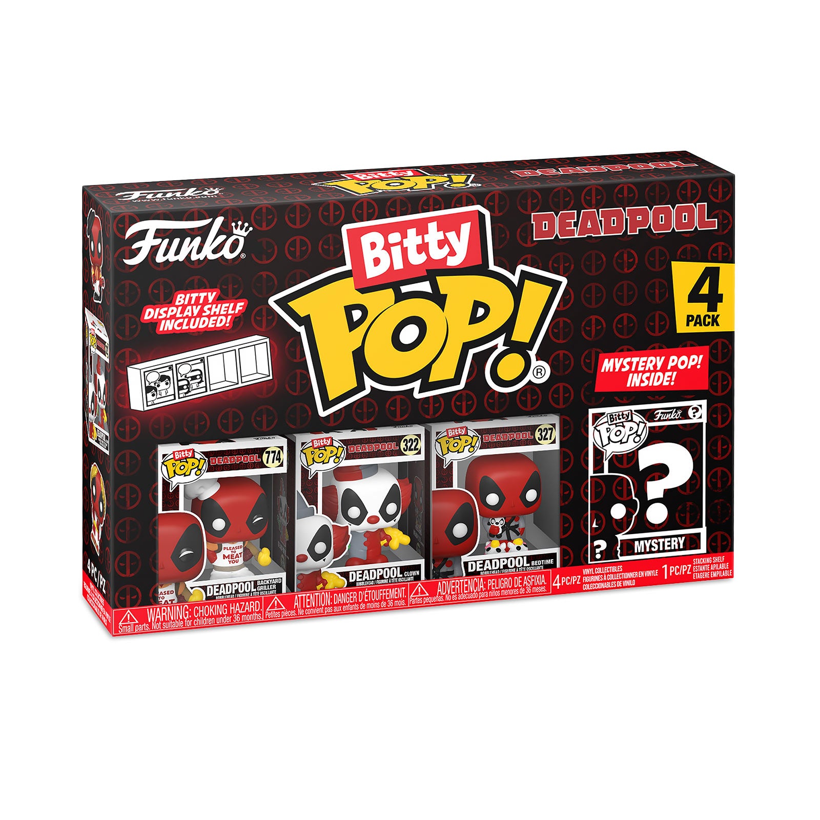 Productafbeelding Deadpool - Funko Bitty Pop 4-delige Figurenset Serie 1