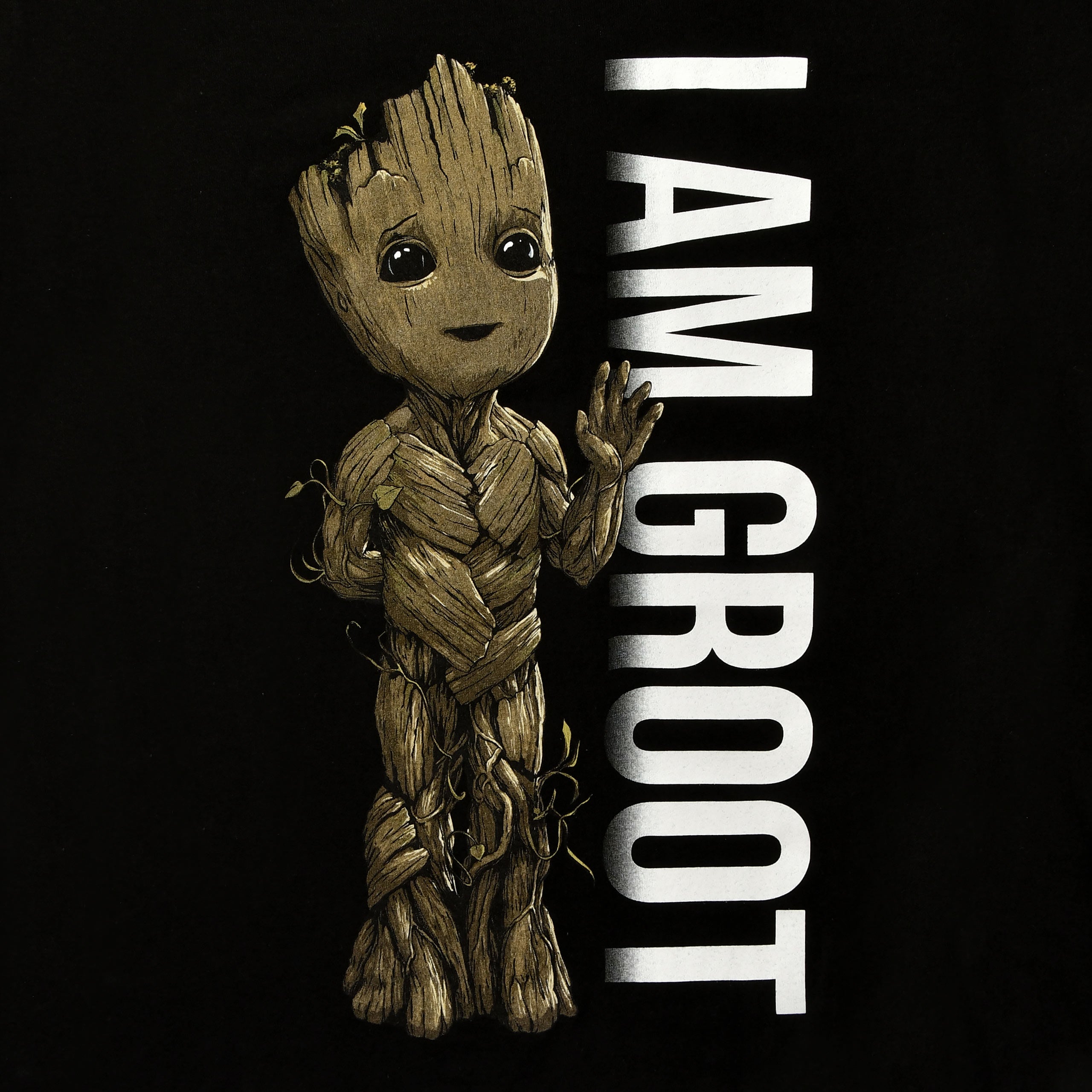 Productafbeelding Guardians of the Galaxy - Ik ben Groot Portret T-shirt zwart