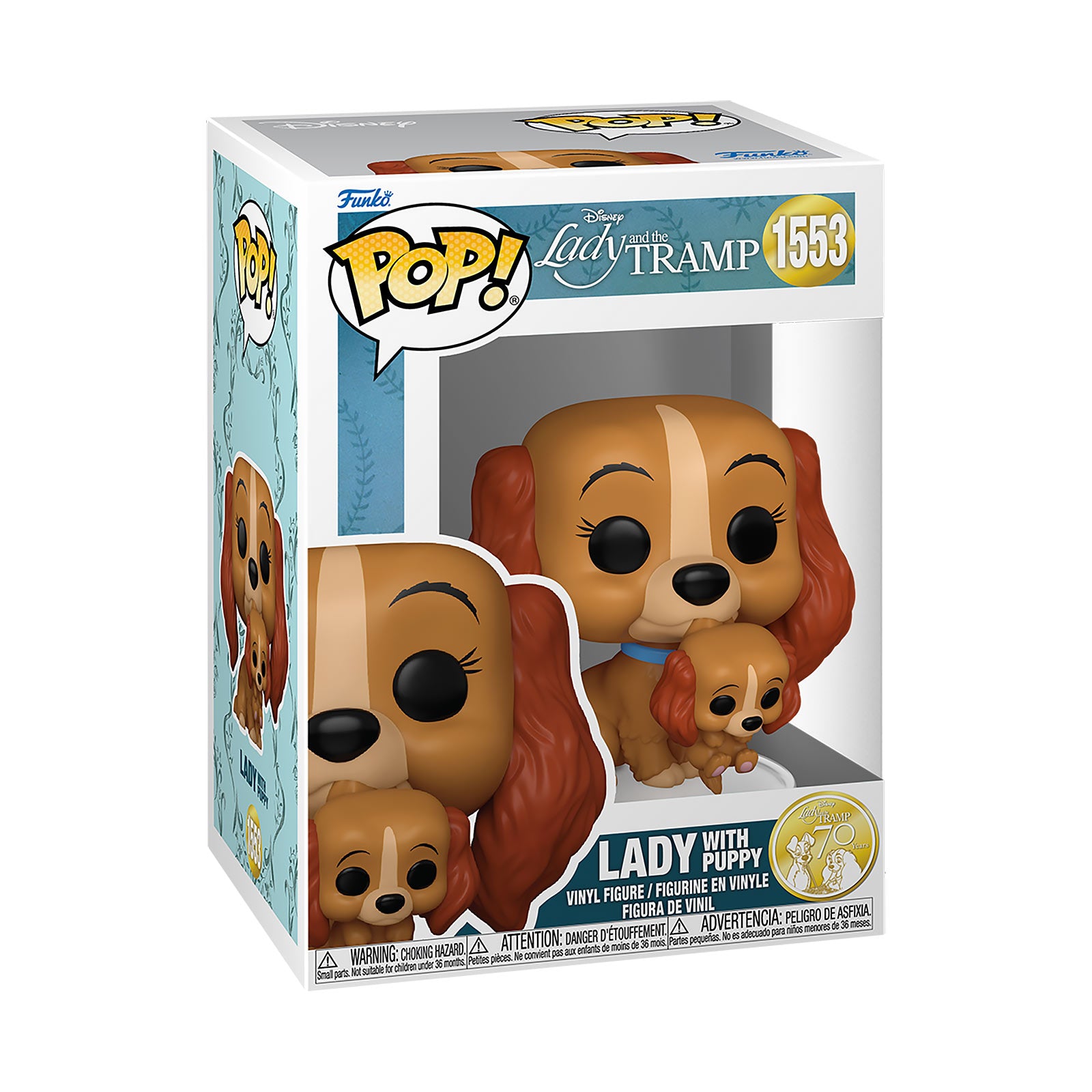Productafbeelding Lady en de Vagebond - Lady met Puppy Funko Pop-figuur