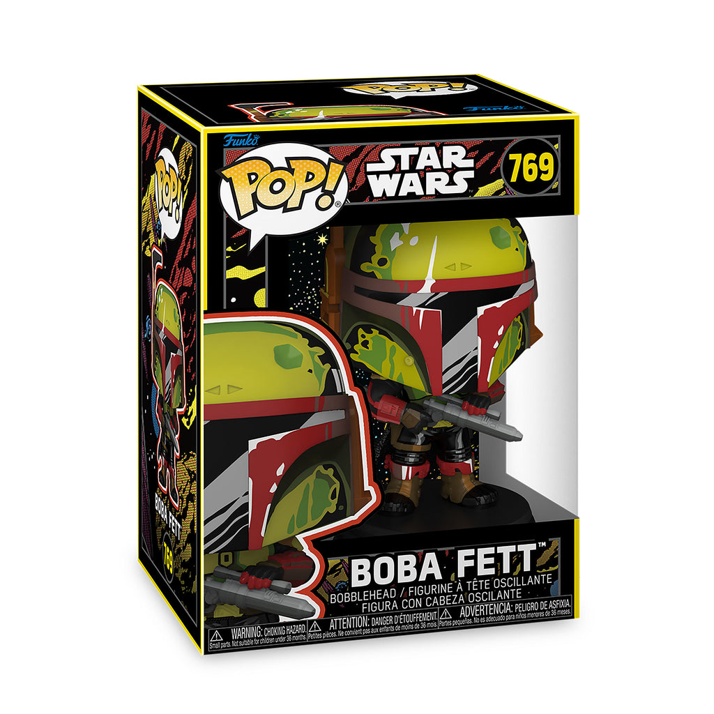 Productafbeelding Boba Fett (Retro) Funko Pop Wobbelhoofdfiguur - Star Wars The Book of Boba Fett