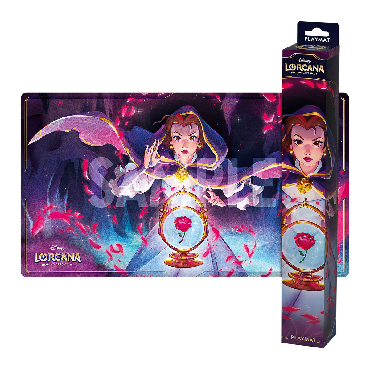 Productafbeelding Disney Lorcana Speelmat Belle - Skyglow Trading Card Game
