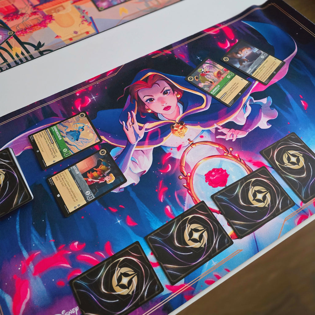 Productafbeelding Disney Lorcana Speelmat Belle - Skyglow Trading Card Game