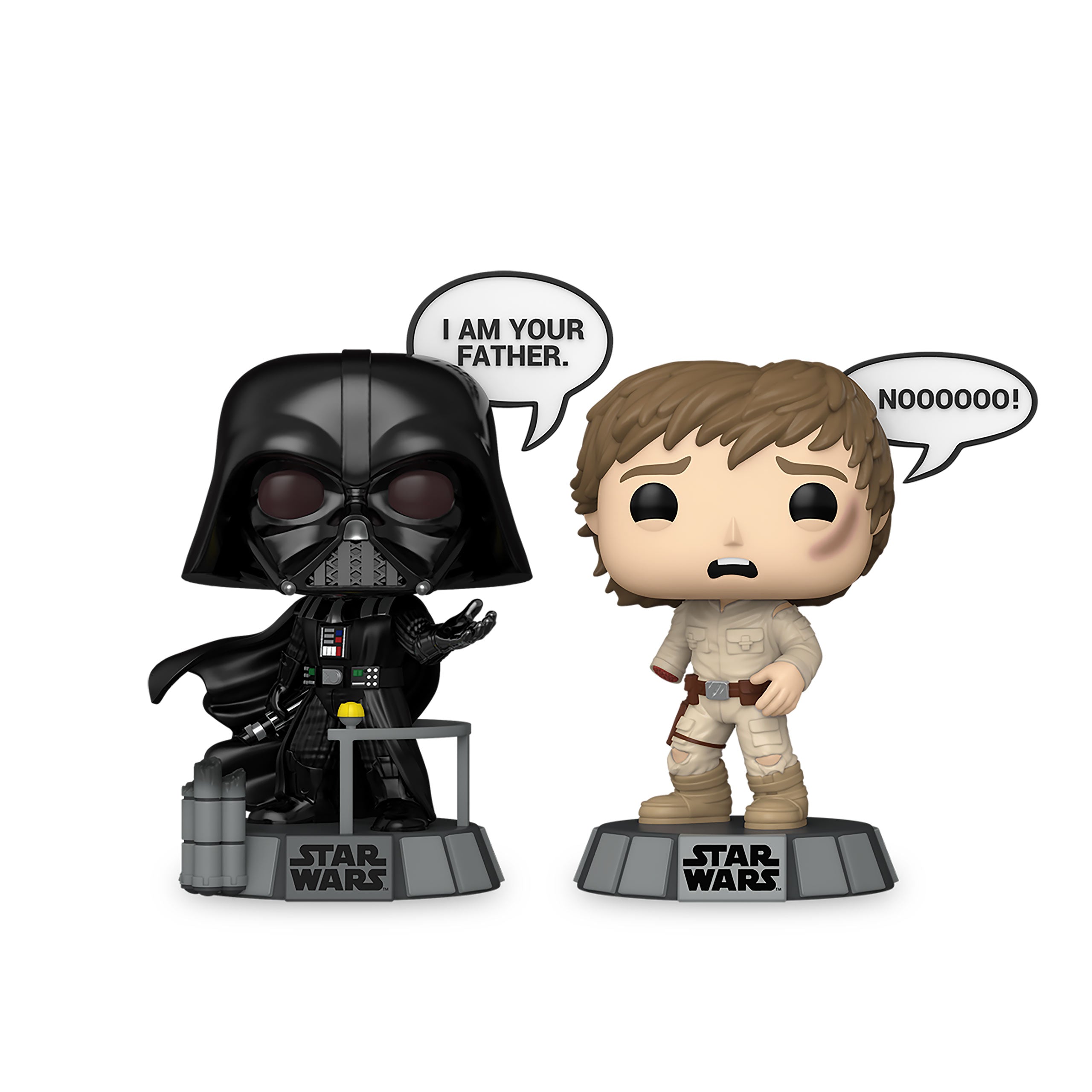 Productafbeelding Star Wars - Vader en Luke Funko Pop Wobbelhoofd Figuren 2-delige set