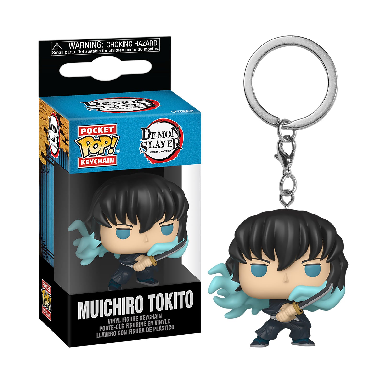 Productafbeelding Demon Slayer - Muichiro (Aanval) Funko Pop Sleutelhanger