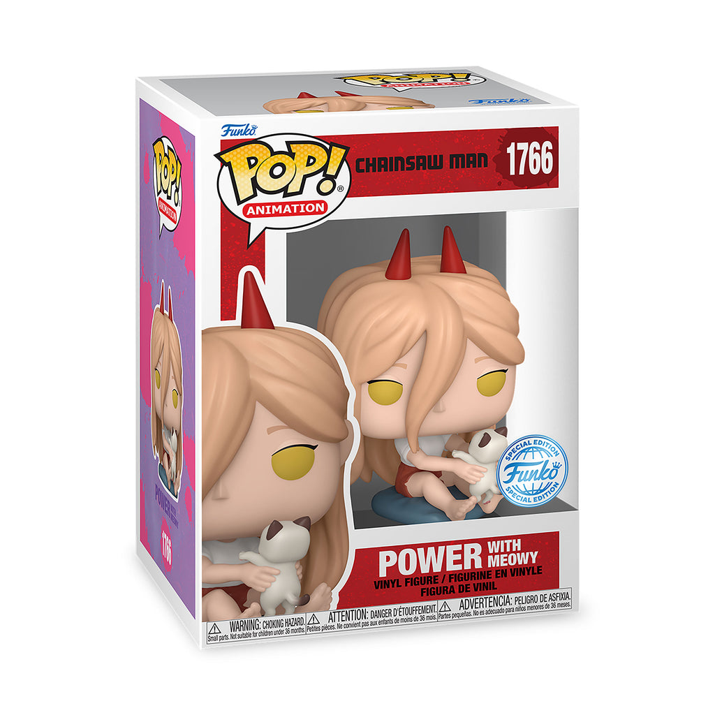 Productafbeelding Chainsaw Man - Power met Meowy Funko Pop-figuur