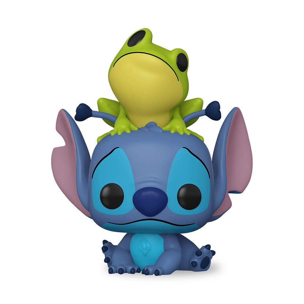 Productafbeelding Stitch met Kikker Funko Pop Figuur - Lilo & Stitch