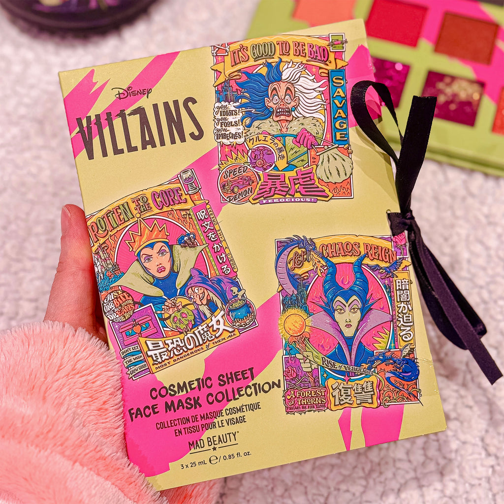 Productafbeelding Villains - Set van 3 sheetmaskers