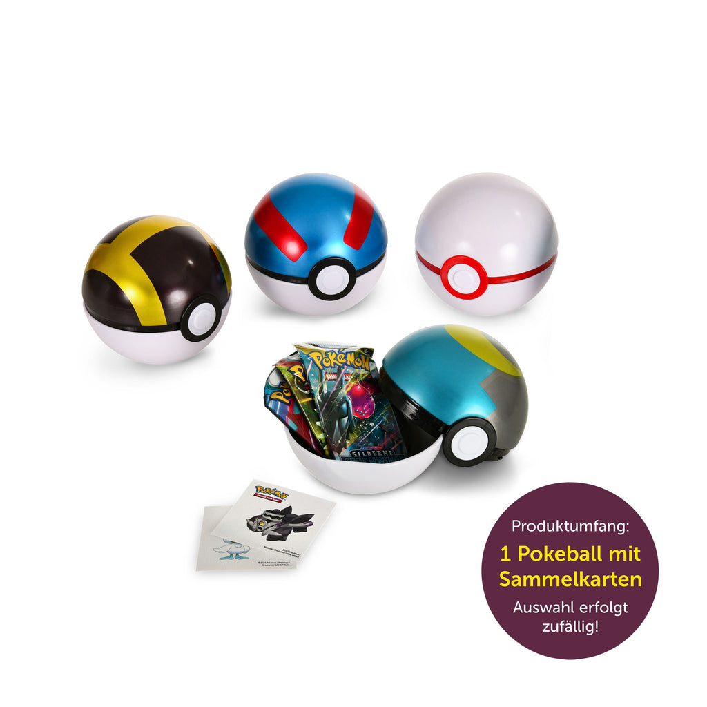 Productafbeelding Pokemon - Mystery Pokeball Kaarten Blikken Doos Herfst 2024
