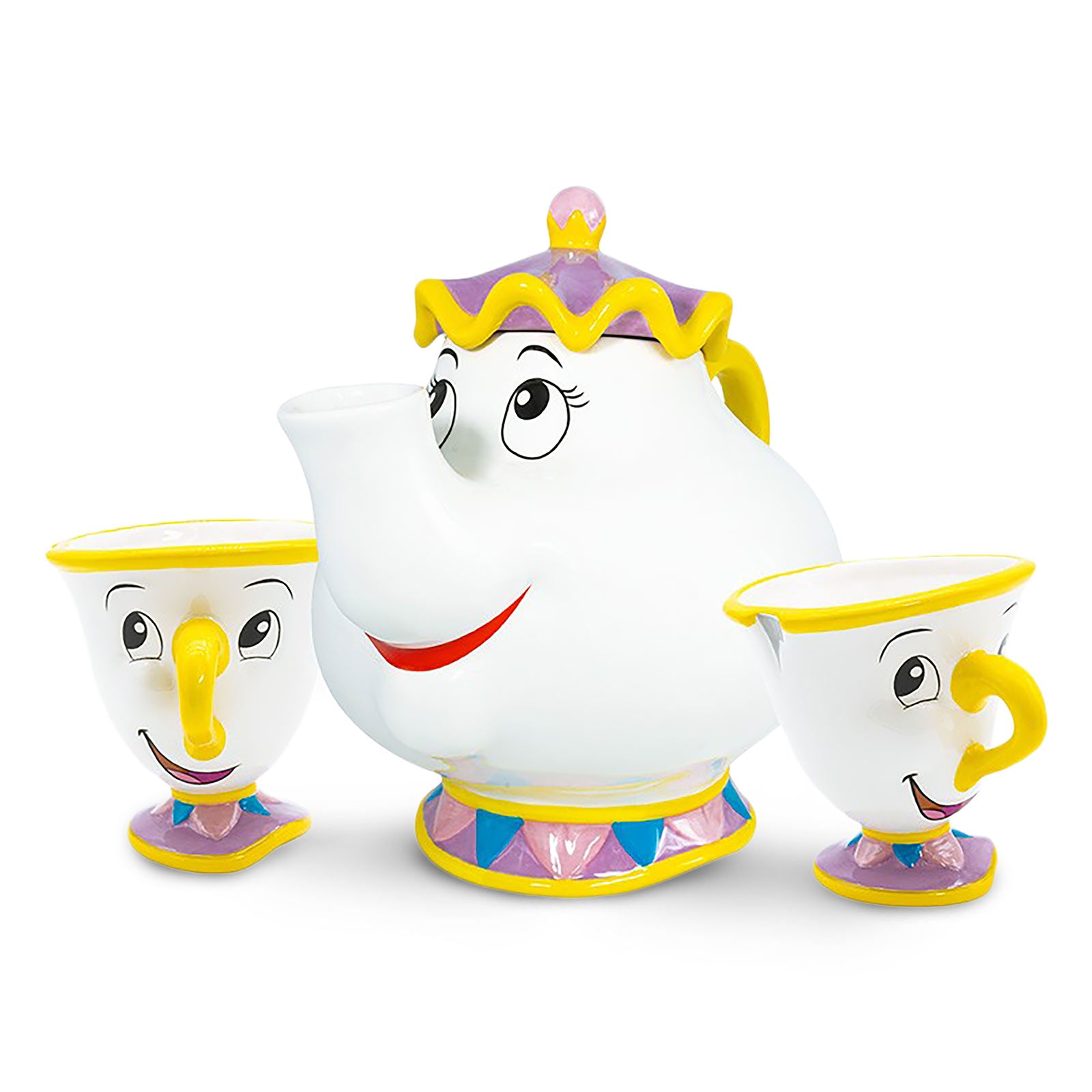 Productafbeelding Beauty and the Beast - Mevrouw Potts en Chip 3-delige theeset