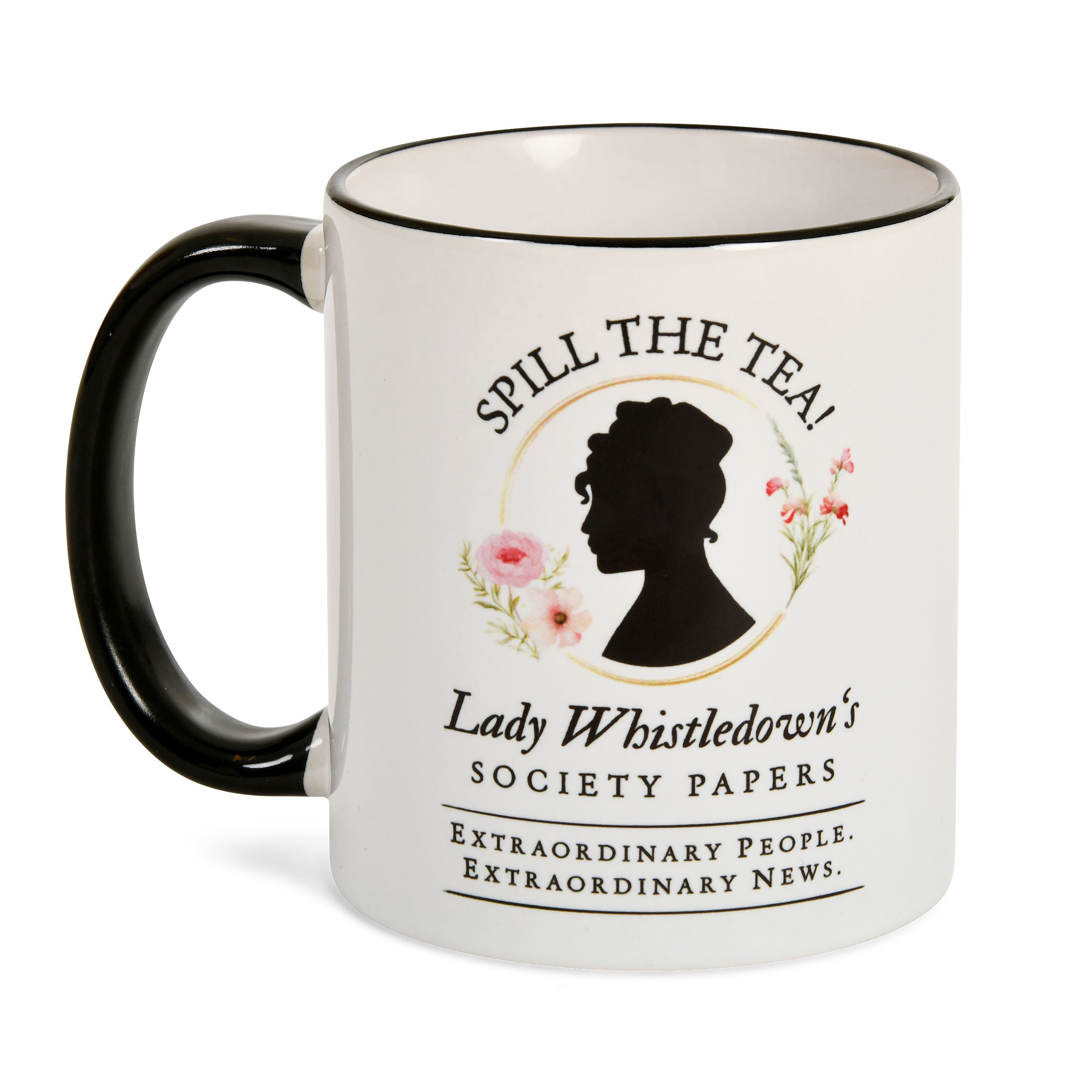 Product image Spill the Tea! Society Papers Mug for Bridgerton Fans