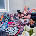 Productafbeelding Demon Slayer - Groep Fleece Dekentje