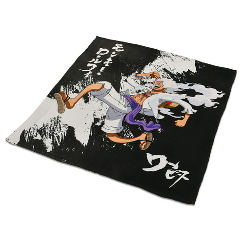 Productafbeelding One Piece: Gear 5 - Monkey D. Luffy Fleece Deken