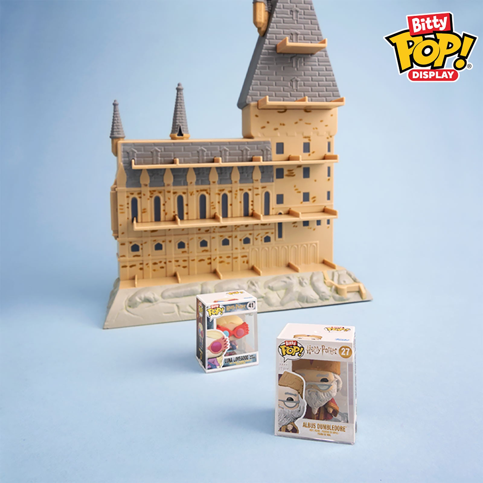 Productafbeelding Harry Potter - Hogwarts Kasteel Funko Bitty Pop Display met 2 Figuren