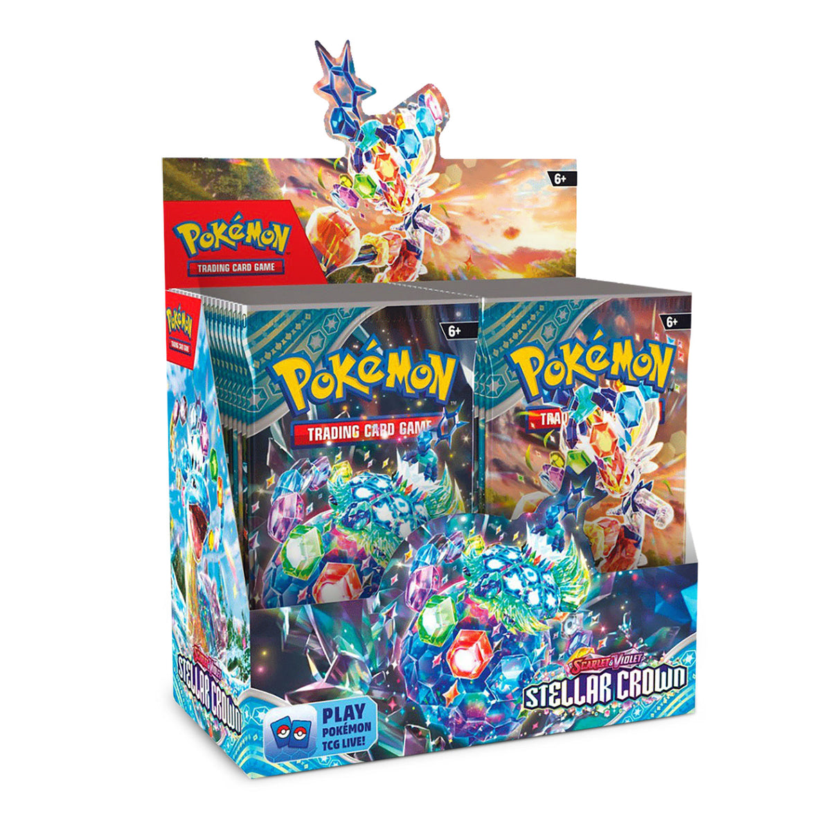Productafbeelding Pokemon - Scarlet & Violet Stellar Crown Booster Display