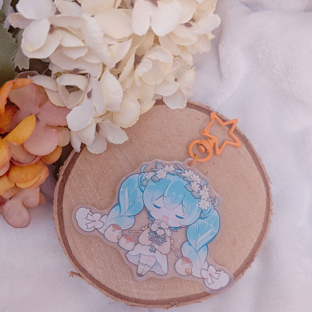Productafbeelding Hatsune Miku - Kawaii Autumn Time Acryl Sleutelhanger