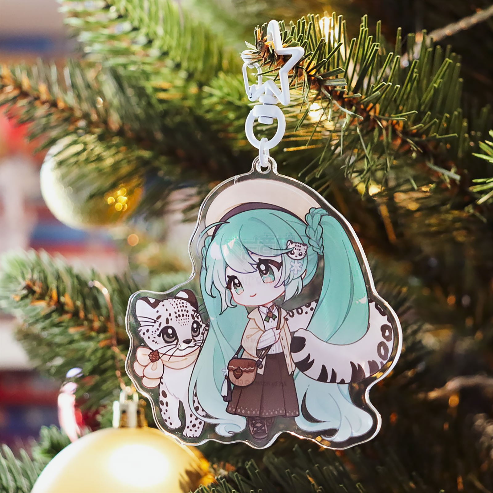 Productafbeelding Hatsune Miku - Kawaii Winter Time Acryl Sleutelhanger