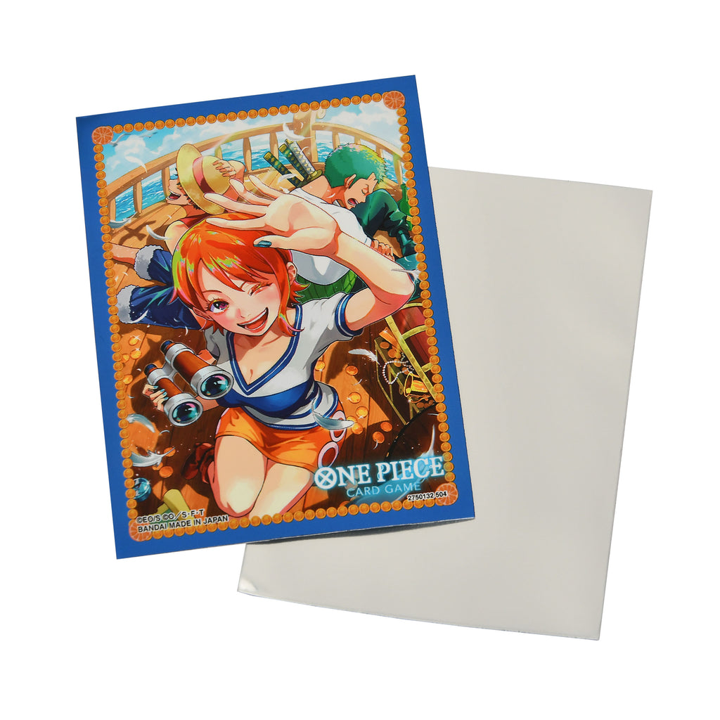 Productafbeelding One Piece Card Game - Nami Officiële Sleeve 8 Kaarthoezen