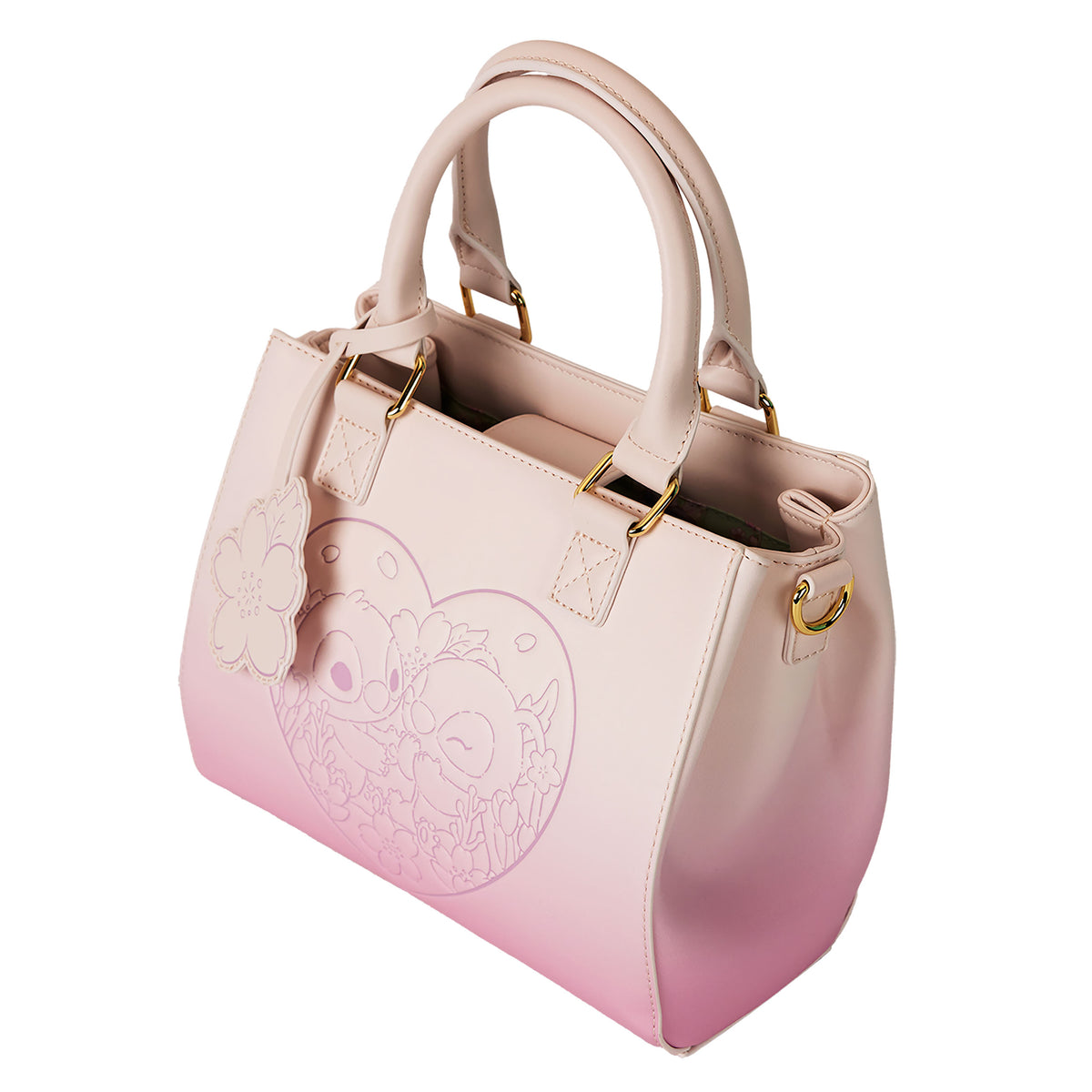Productafbeelding Lilo & Stitch - Angel en Stitch Bloemen Crossbody Tas