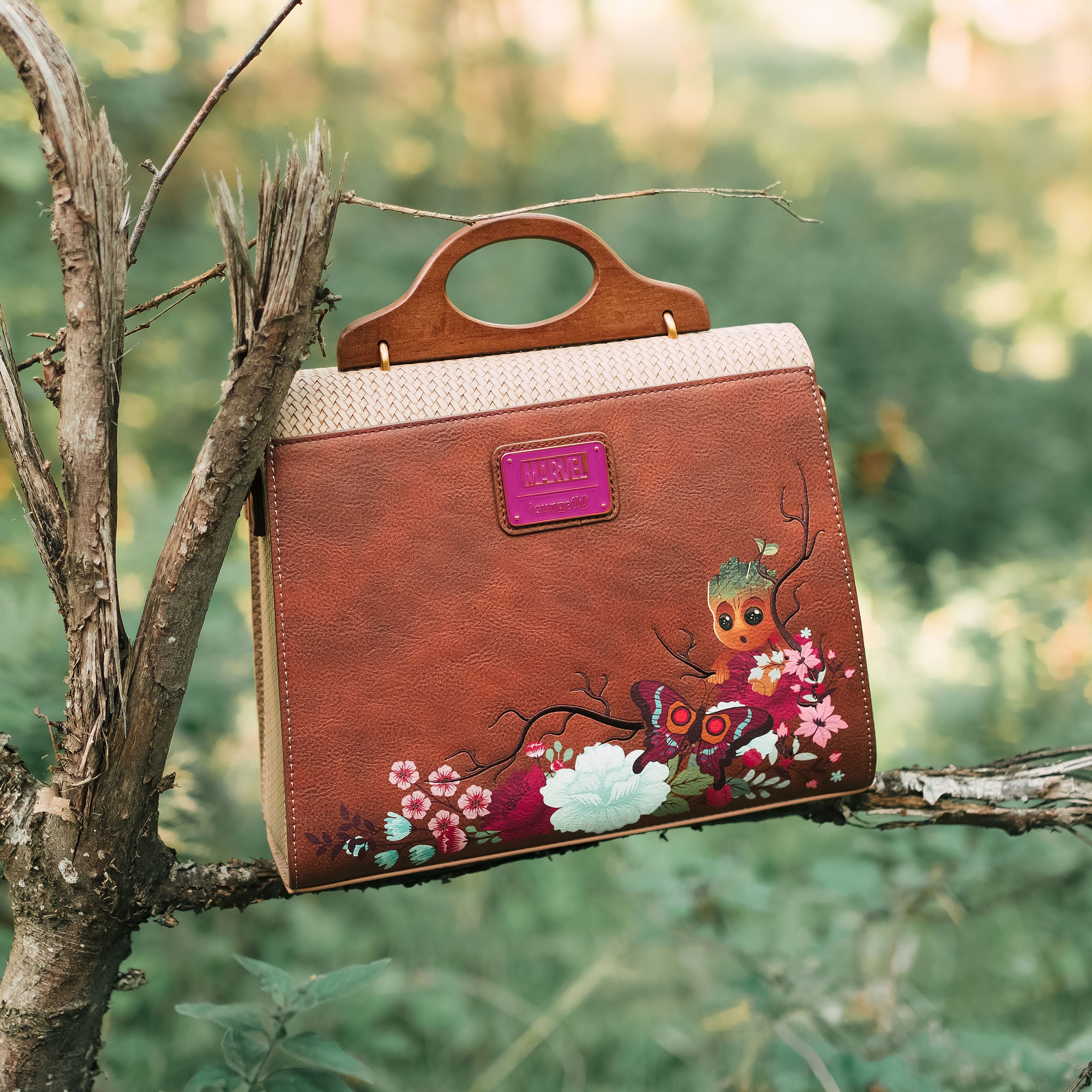 Productafbeelding Guardians of the Galaxy - Groot Bloemige Crossbody Tas