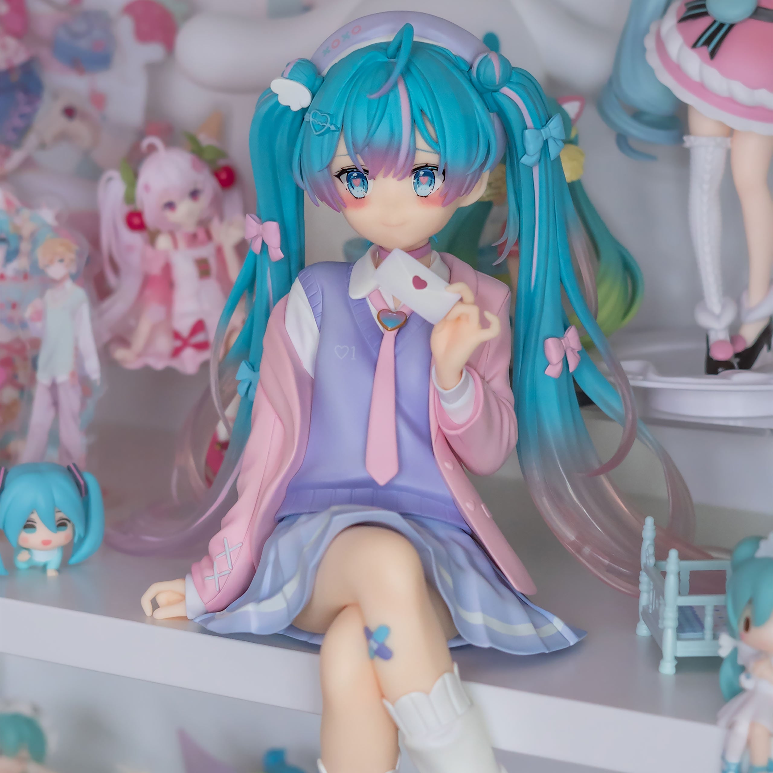 Productafbeelding Hatsune Miku - Love Blazer Tenitol Noodle Stopper Statue