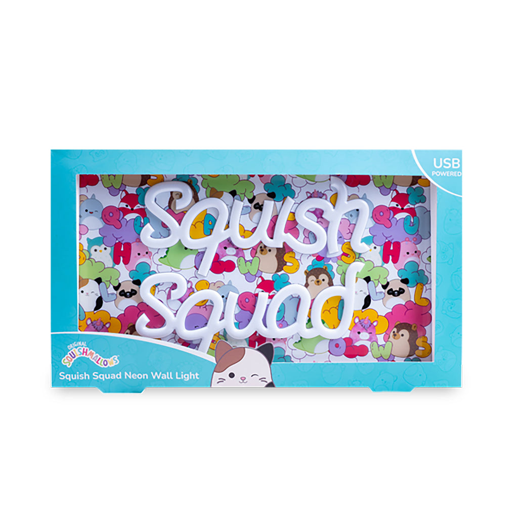Productafbeelding Squishmallows - Squish Squad Neon Wandlamp