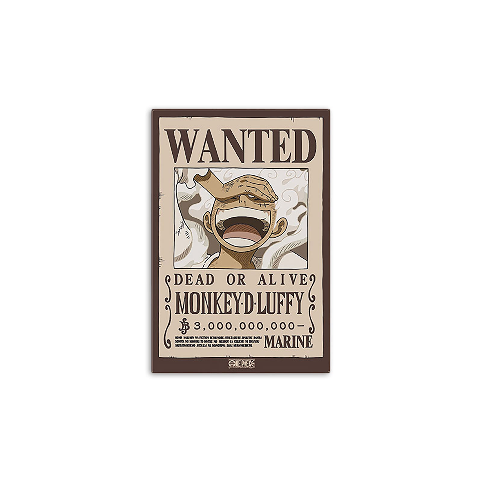Productafbeelding One Piece - Wanted Luffy Magneet