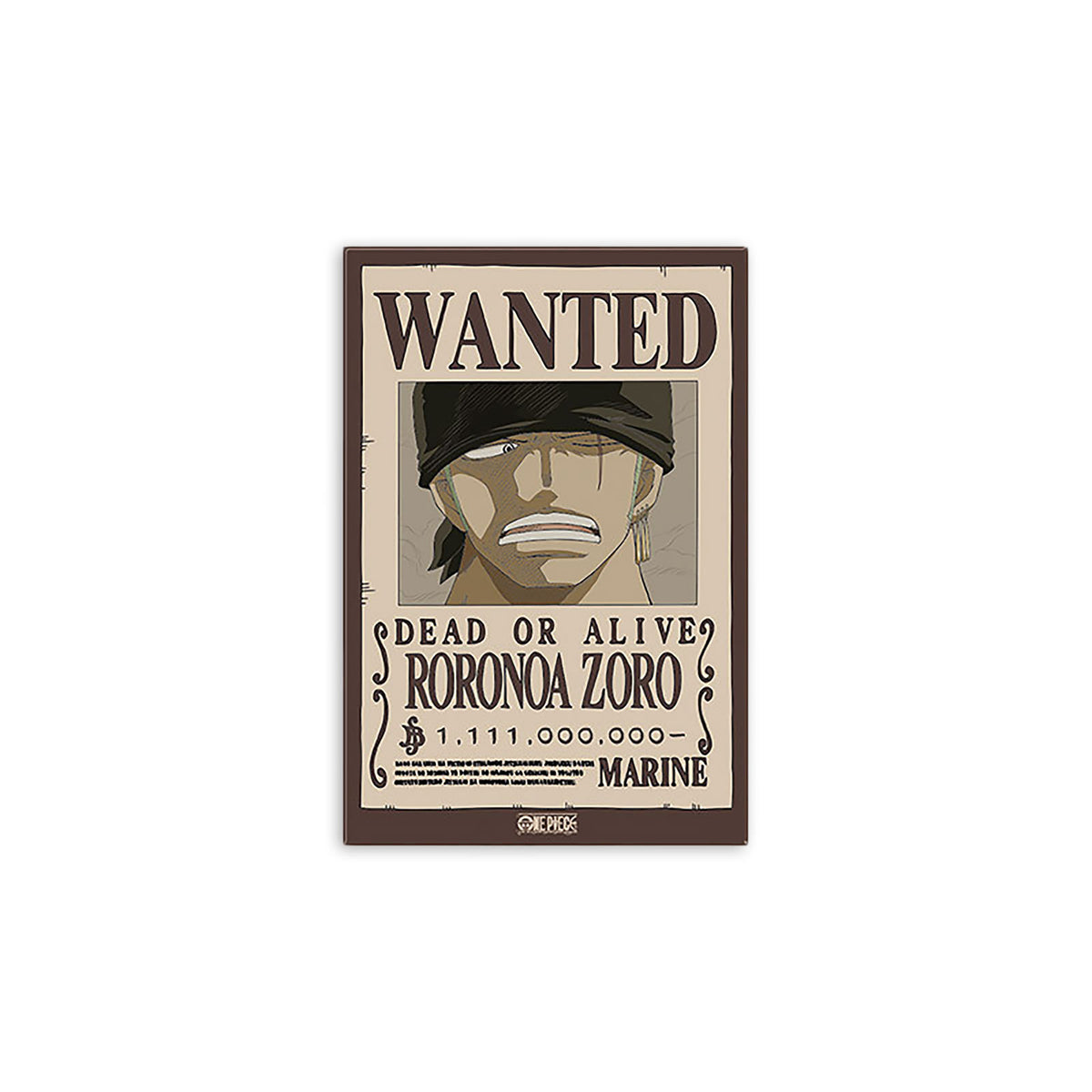 Productafbeelding One Piece - Gezocht Zoro Magneet