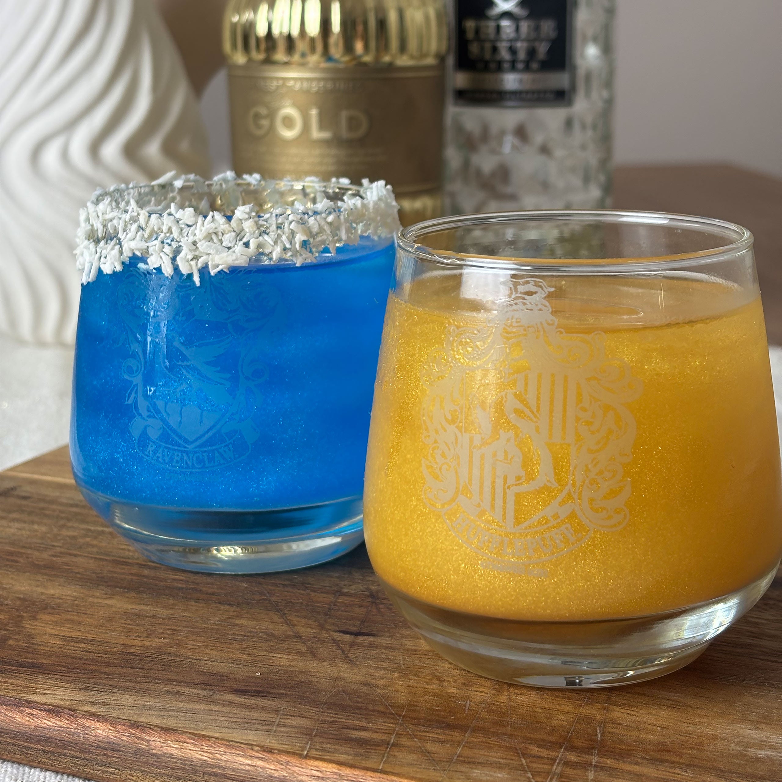 Productafbeelding Harry Potter - Ravenclaw & Hufflepuff Glazen 2-delige Set