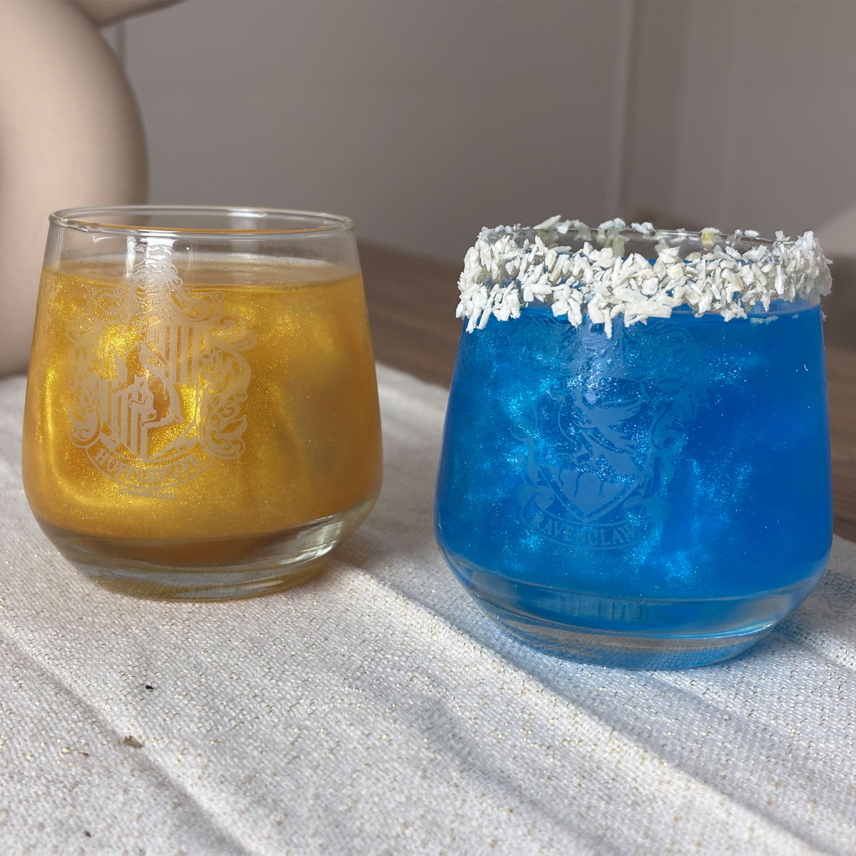 Productafbeelding Harry Potter - Ravenclaw & Hufflepuff Glazen 2-delige Set