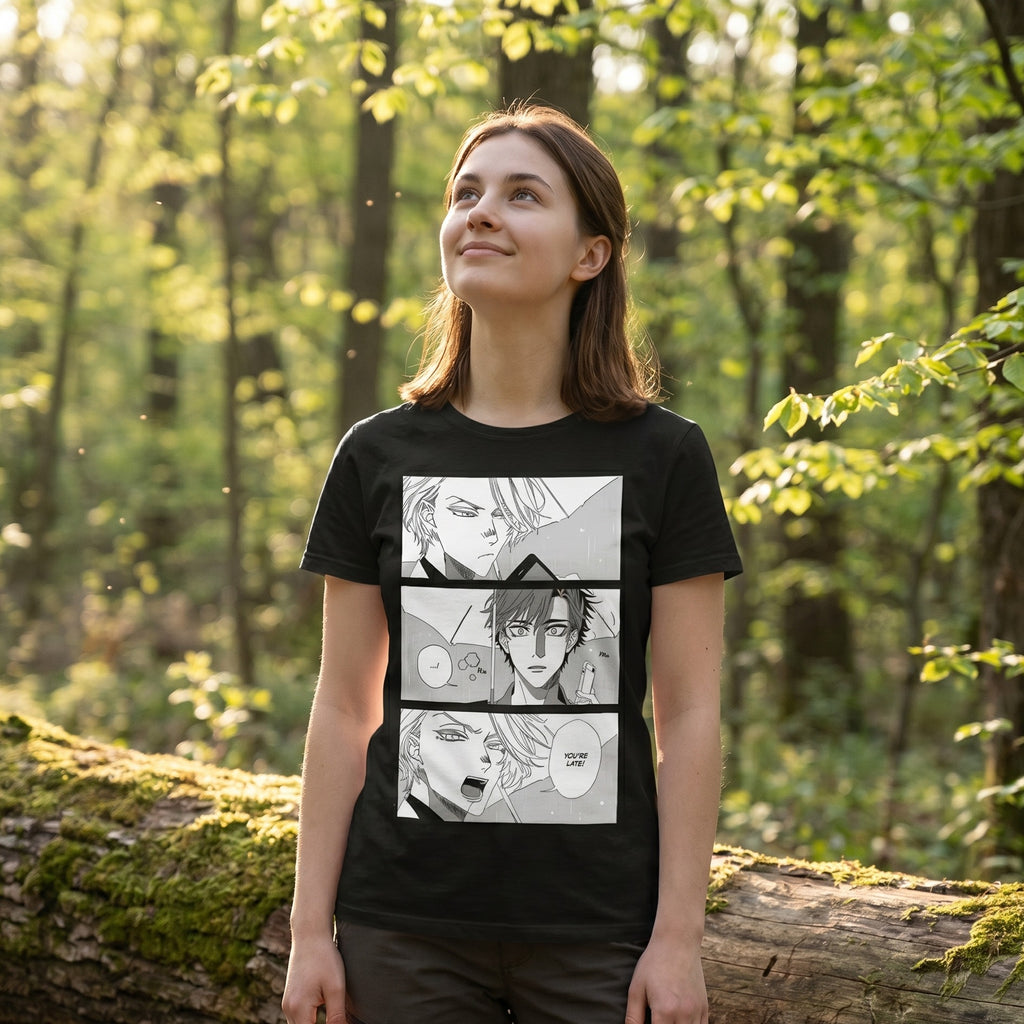 Productafbeelding 'You're Late' T-Shirt voor Therapy Game Fans