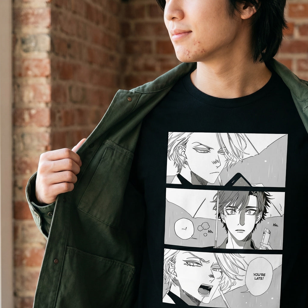 Productafbeelding 'You're Late' T-Shirt voor Therapy Game Fans