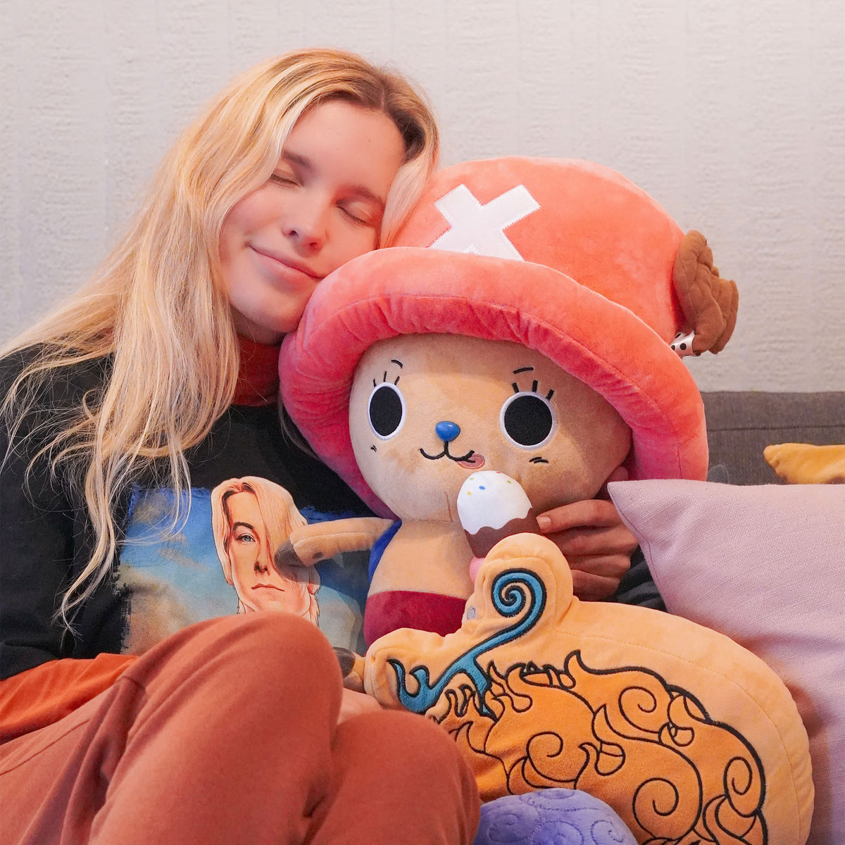 Productafbeelding One Piece - Tony Chopper met ijs New World Pluche Figuur XL