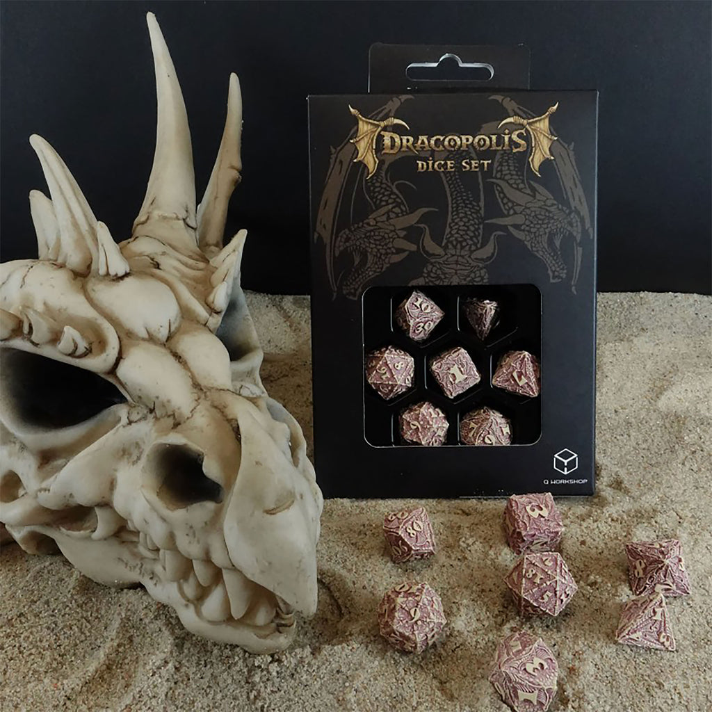 Productafbeelding Dracopolis - De Yucatan Featherwing Dobbelsteen Set 7-delig
