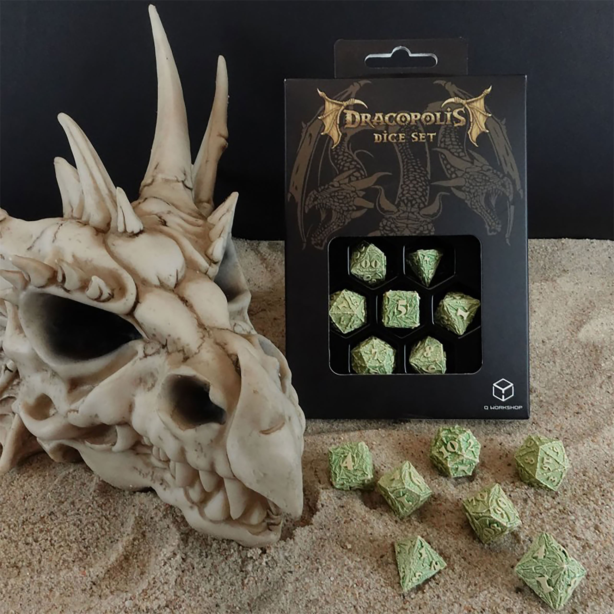 Productafbeelding Dracopolis - De Andes Longneck Dobbelset 7-delig