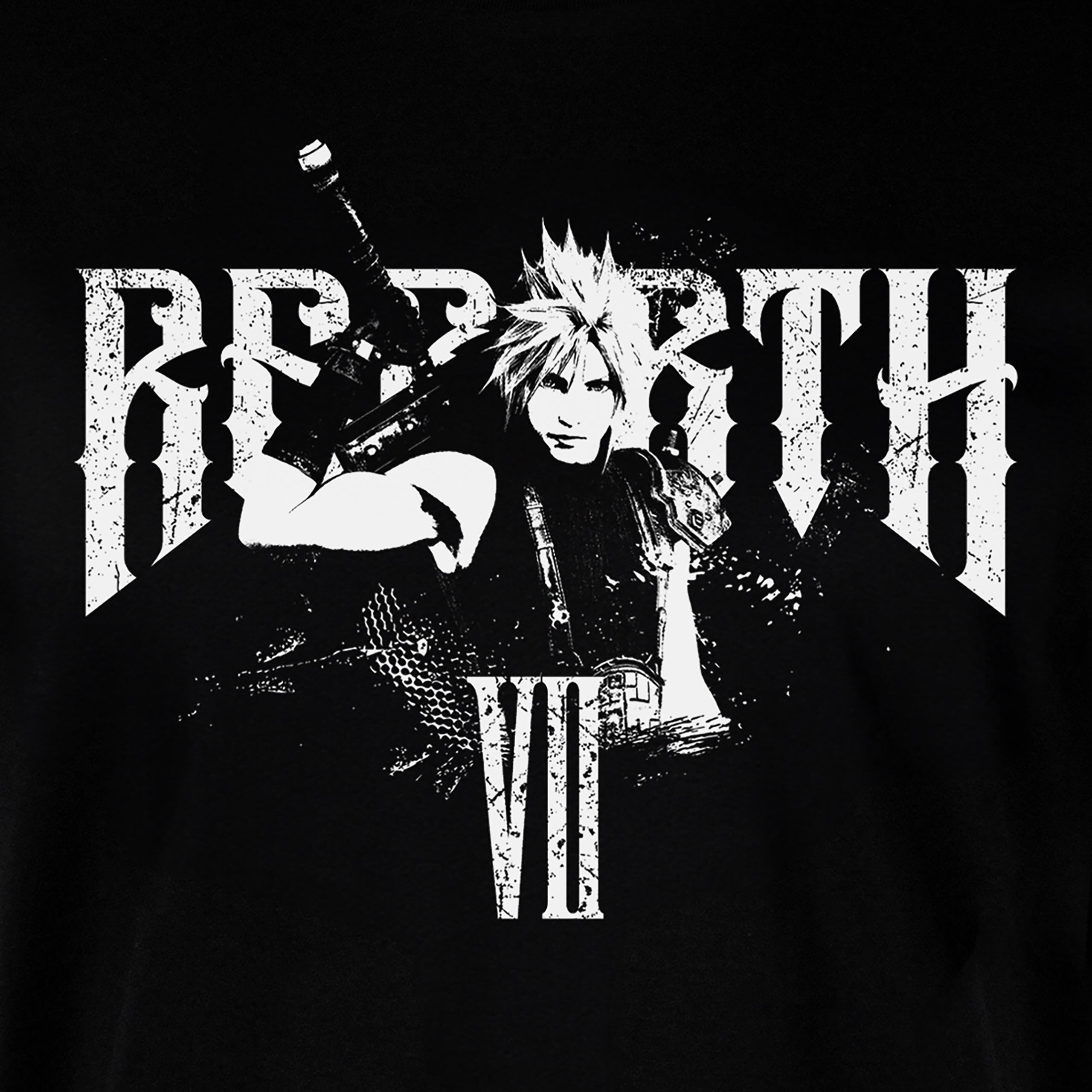 Productafbeelding Final Fantasy - Rebirth Cloud Strife T-shirt zwart