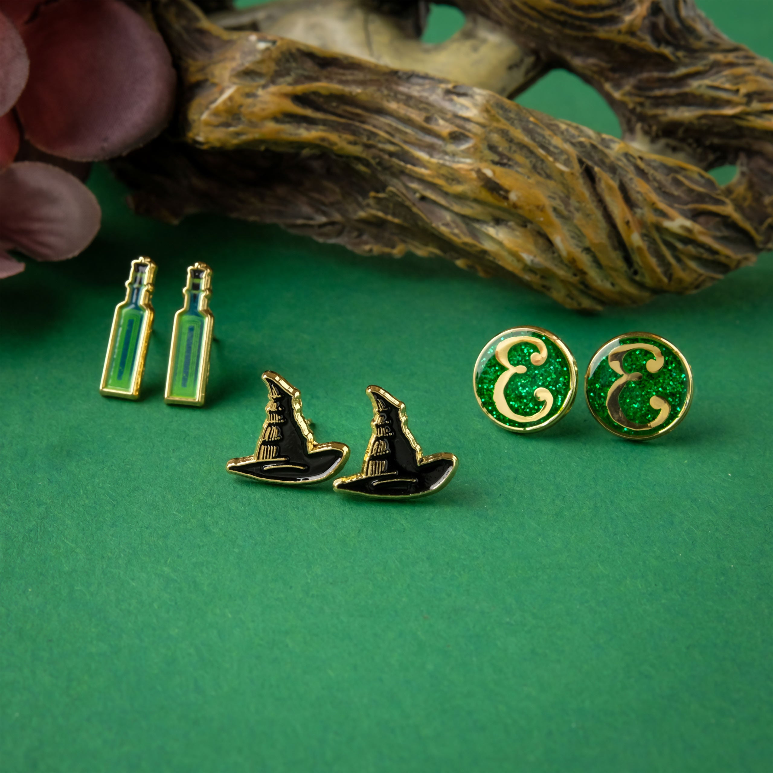 Productafbeelding Wicked - Elphaba Oorbellen 3-delige Set