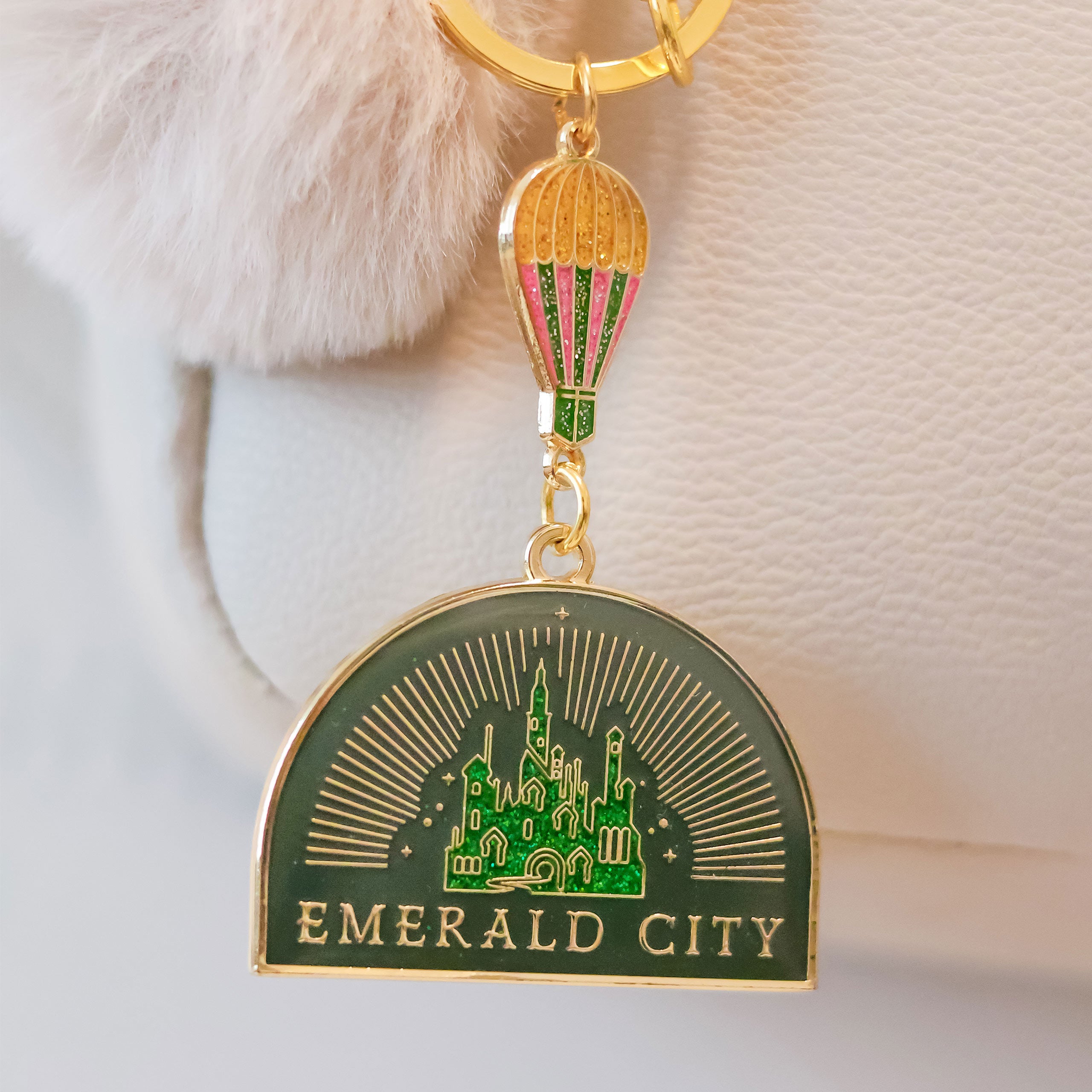Productafbeelding Wicked - Emerald City Logo Sleutelhanger