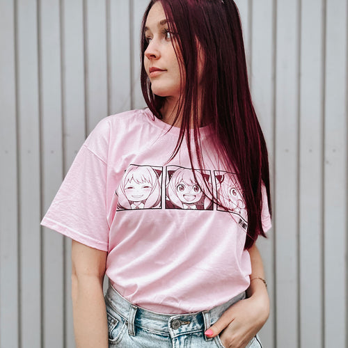Productafbeelding Spy x Family - Anya T-Shirt roze