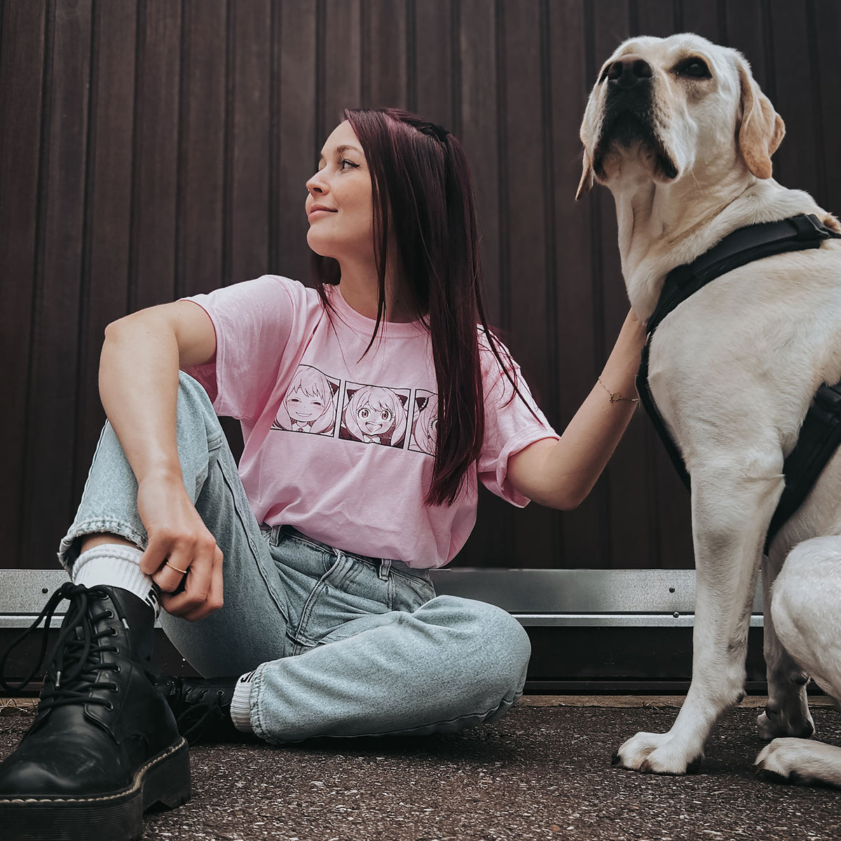 Productafbeelding Spy x Family - Anya T-Shirt roze