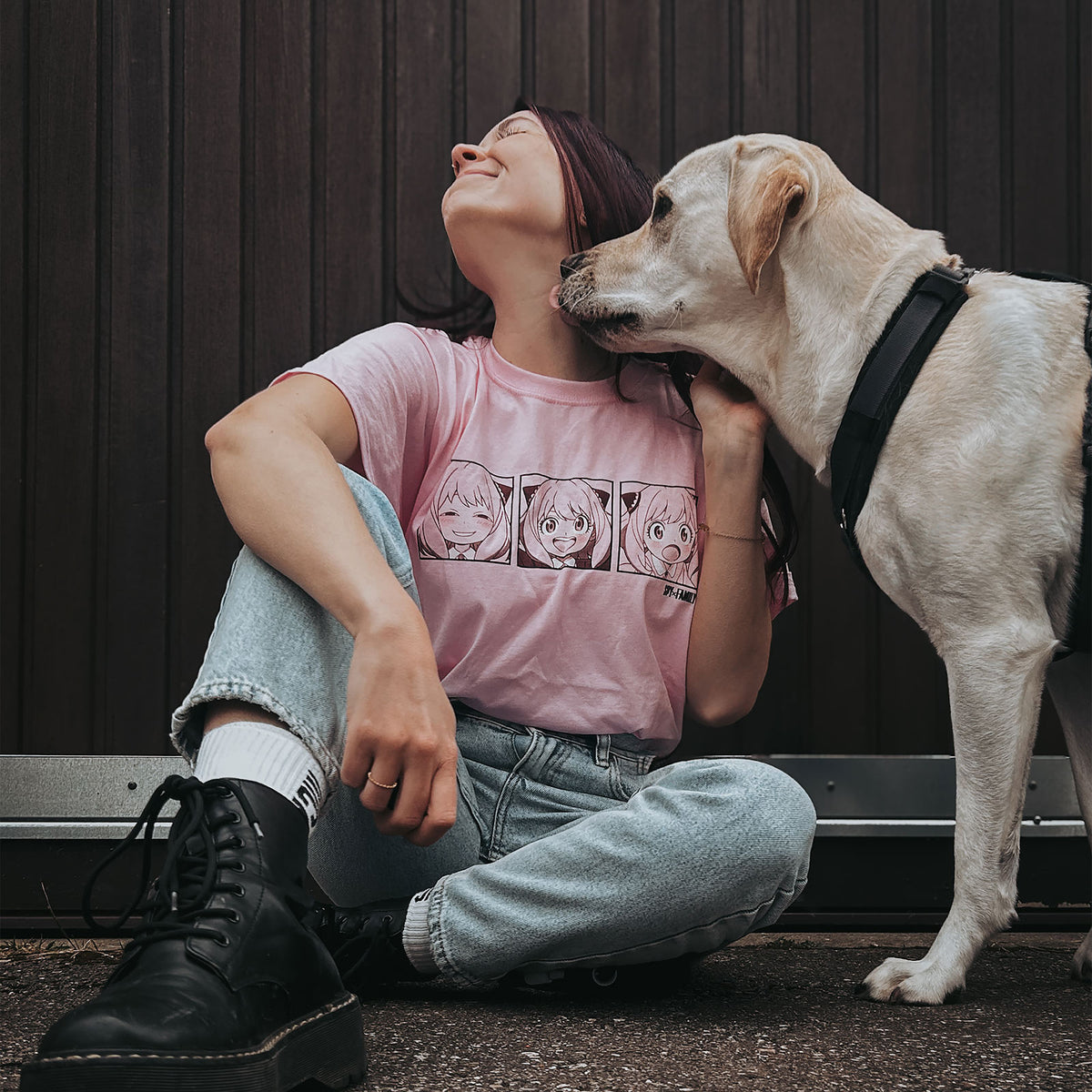 Productafbeelding Spy x Family - Anya T-Shirt roze