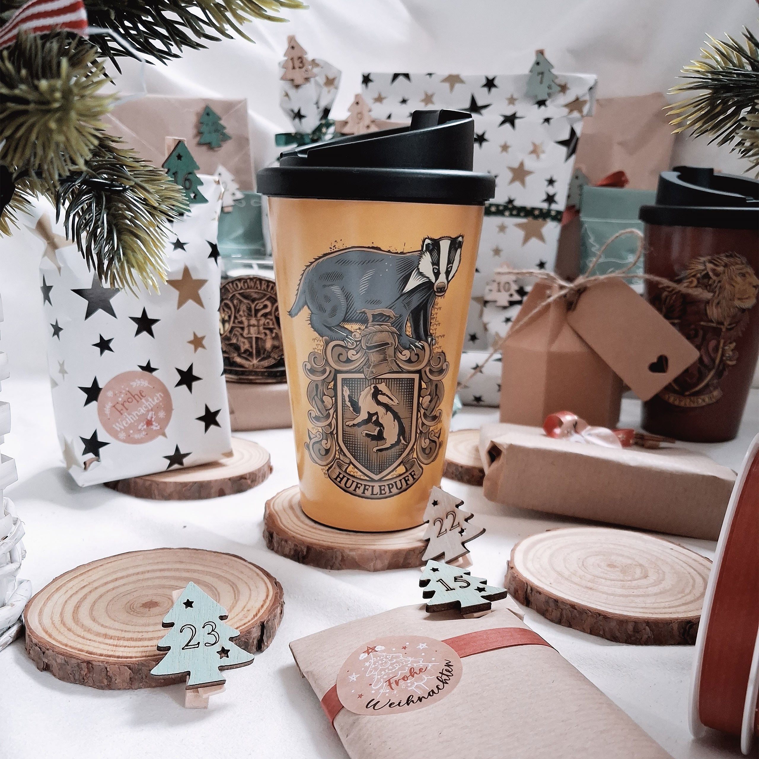 Productafbeelding Harry Potter - Hufflepuff Thermosbeker