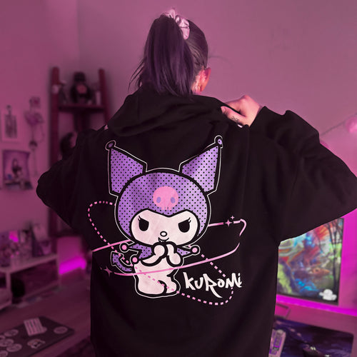 Productafbeelding Sanrio - Kuromi Hoodie zwart
