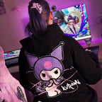 Product image Sanrio - Kuromi Hoodie Black