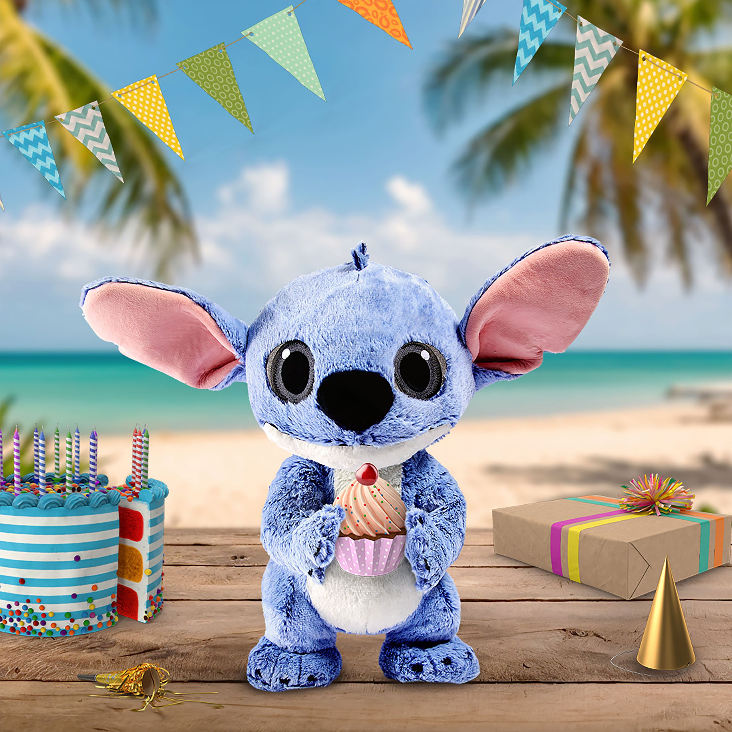Productafbeelding Disney Stitch Live Action Pluchen Figur - Lilo & Stitch
