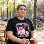 Productafbeelding Deadpool - Pink Unicorn Ride T-shirt zwart