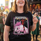 Productafbeelding Deadpool - Pink Unicorn Ride T-shirt zwart