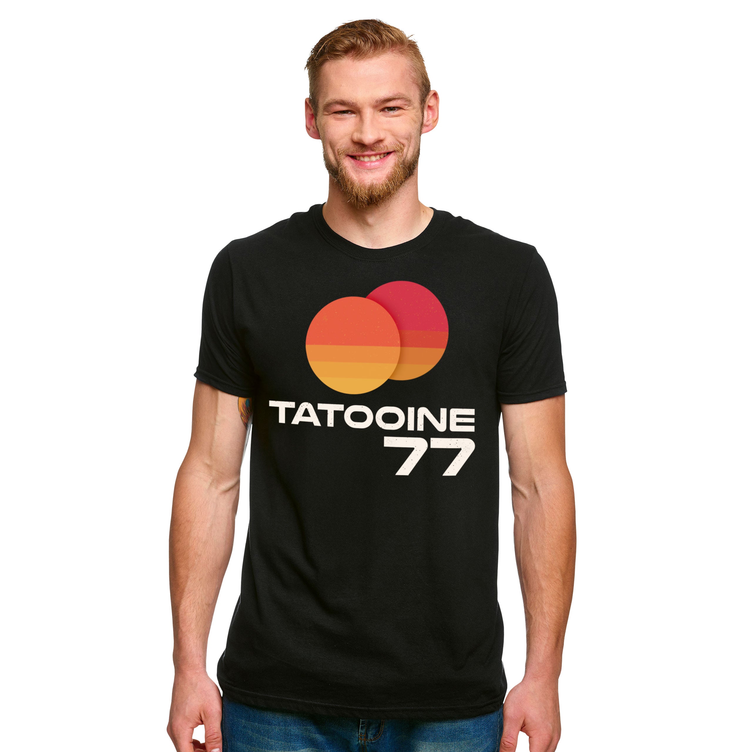 Productafbeelding Star Wars - Tatooine 77 Zwart T-Shirt