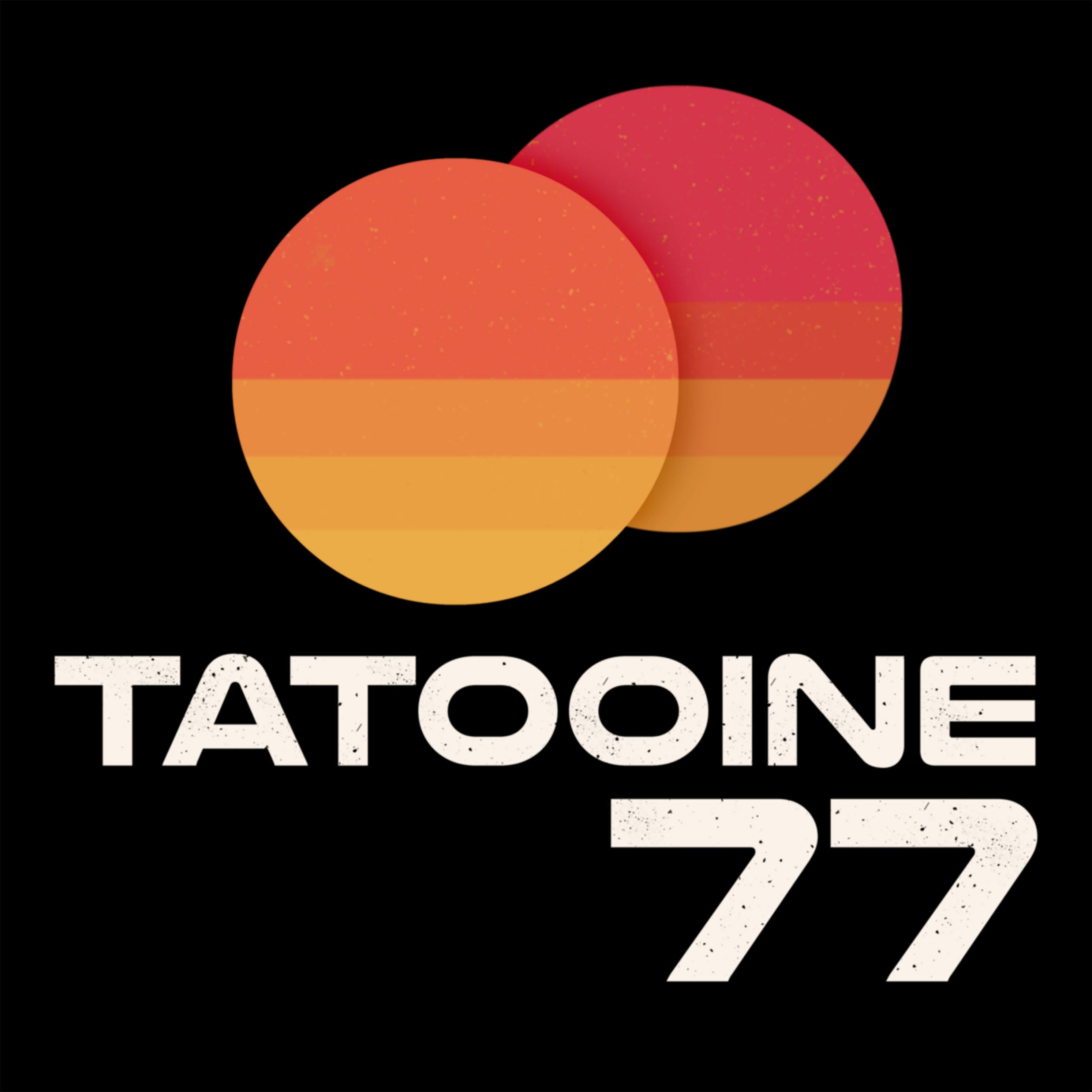 Productafbeelding Star Wars - Tatooine 77 Zwart T-Shirt