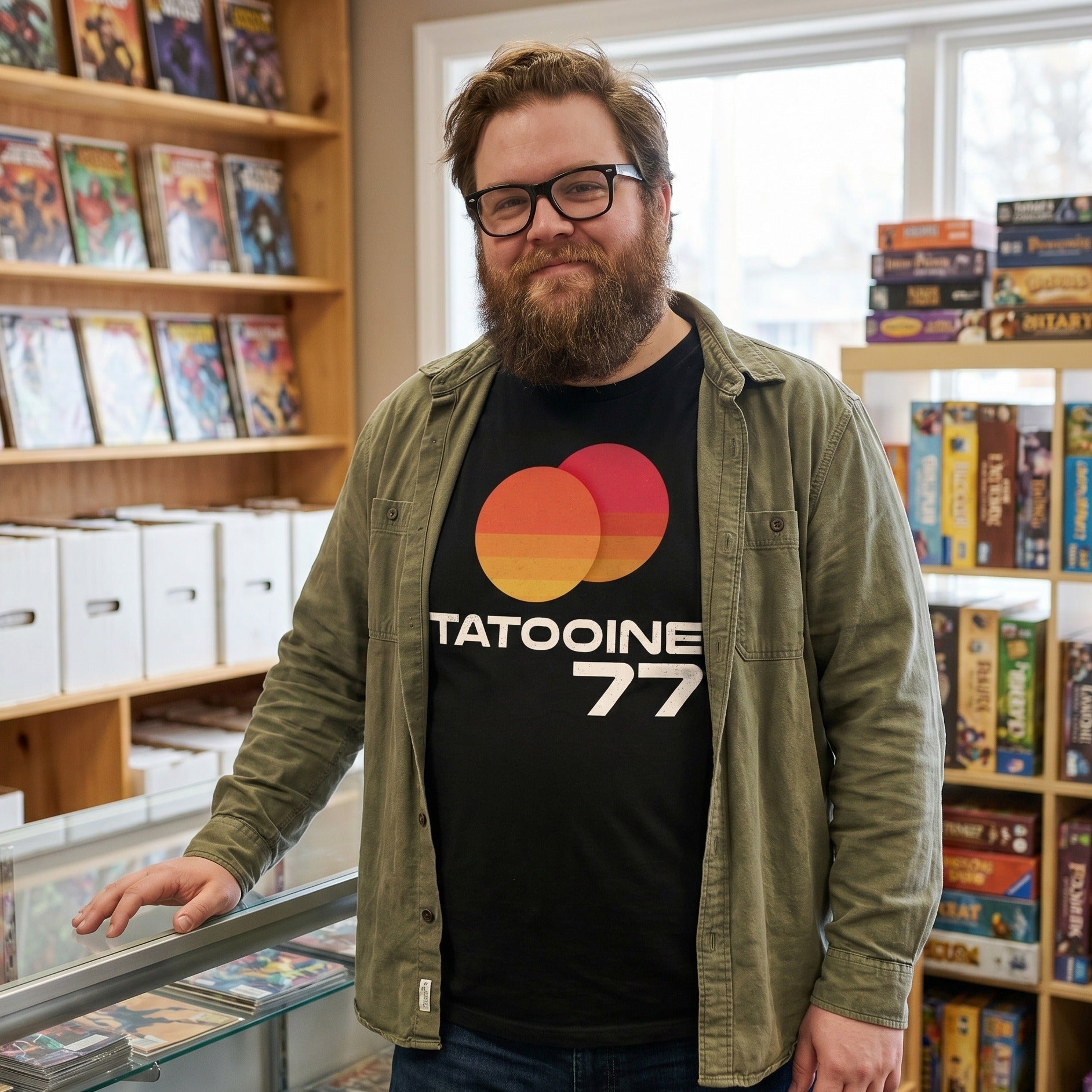 Productafbeelding Star Wars - Tatooine 77 Zwart T-Shirt
